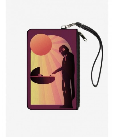 Star Wars The Mandalorian and The Child Wallet Canvas Zip Clutch $9.45 Clutches