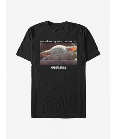 Star Wars The Mandalorian The Child Song Meme T-Shirt $7.89 T-Shirts