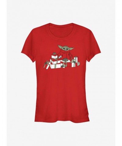 Star Wars The Mandalorian The Child And Gifts Girls T-Shirt $7.47 T-Shirts