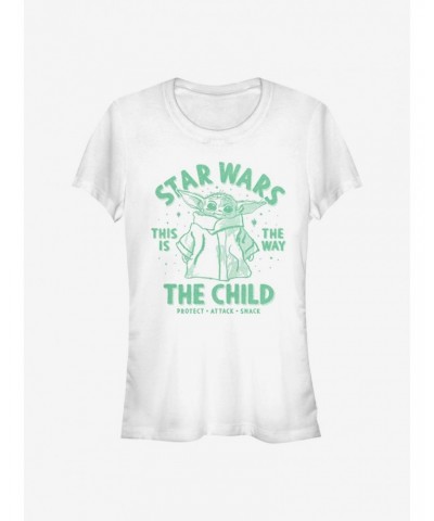 Star Wars The Mandalorian Starry This Is The Way The Child Girls T-Shirt $9.21 T-Shirts