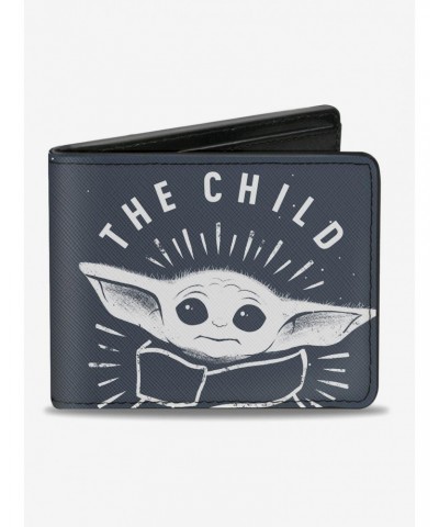 Star Wars The Child Pose the Force Is Strong with this Little One Bifold Wallet $9.82 Wallets