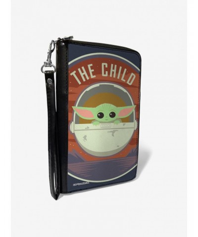 Star Wars The Mandalorian The Child Carriage Landscape Zip-Around Wallet $14.66 Wallets