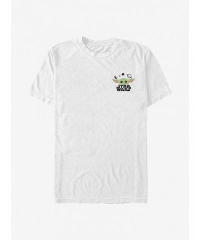 Star Wars The Mandalorian The Child Star Badge T-Shirt $9.37 T-Shirts