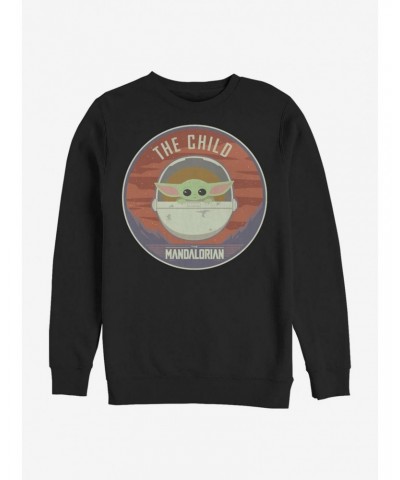 Star Wars The Mandalorian The Child Bassinet Badge Sweatshirt $10.04 Sweatshirts